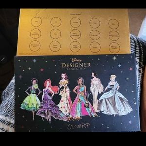 Colourpop Disneys Designer Collection. It's A Princes Thing, eyeshadow pallet